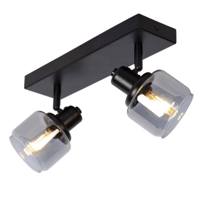 lafabryka.pl Lampa sufitowa black 2xE14 spot BJORN 77979/02/30 Lucide